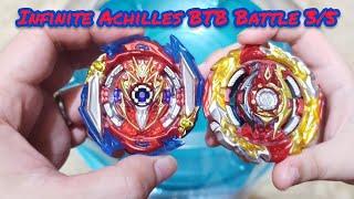 Infinite Achilles BTB Battle  part 35  Beyblade Burst  ベイブレードバーストスーパーキング  flash back video 