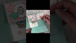 How To Make A Quarter Fold Card #shorts #cardmaking #diy #funfoldcards #stampinup