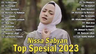 Nissa Sabyan  Full Album 2023   LAGU SHOLAWAT NABI MERDU TERBARU 2023 Penyejuk Hati