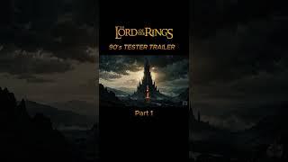 90s THE LORD OF THE RINGS - Teaser Trailer   AI Concept P1 #lotr #lordoftherings