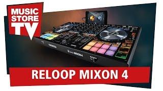 Reloop MIXON 4 Hybrid DJ Controller Test  Review  Demo deutsch