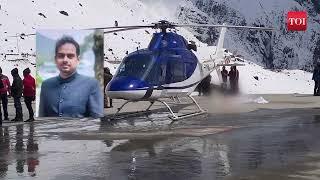 FREAK TRAGEDY  Uttarakhand govt official hit by helicopter blades in Kedarnath dies