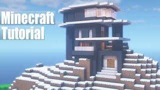 Minecraft Tutorial How To Make A Modern Hill House