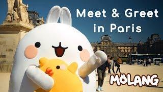 MOLANG is visiting PARIS LE LOUVRE  Meet Up with FANS