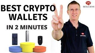 Best Cryptocurrency Wallets of 2024 in 2 minutes