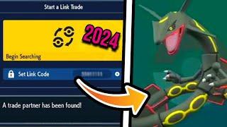 2024 THIS LinkCode Trades You SHINY RAYQUAZA Pokemon Scarlet & Violet DLC 2