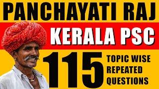 115 Important Questions on Panchayati Raj in Malayalam for Kerala PSC Exams