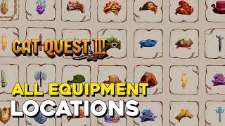 Cat Quest 3 All Equipment Locations All Trinkets Weapons & Armor