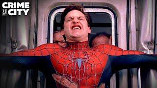 Stopping the Train  Spider-Man 2 Tobey Maguire Alfred Molina