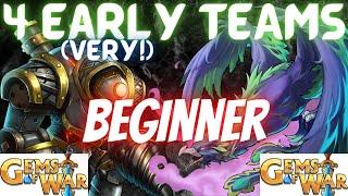 4 VERY Early Beginner Teams  New Account Playthrough part 19  Beginner guide new player tips