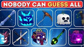 Blox Fruits Quiz HARD ALL Blox Fruits Guns and Swords in Ultimate Quiz️