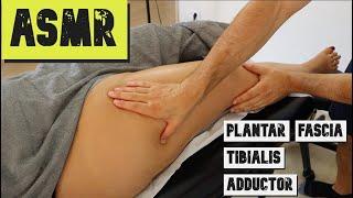 ASMR  Feet and Legs Massage.  Plantar Fasciitis 