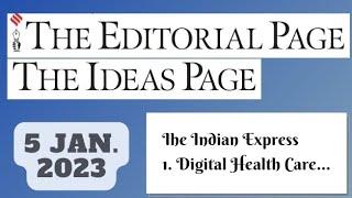 5th  January 2023  Gargi Classes The Indian Express Editorials & Idea Analysis  By R.K. Lata