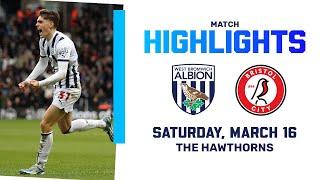 Tom Fellows & Jed Wallace on target in Hawthorns win  Albion 2-0 Bristol City  MATCH HIGHLIGHTS