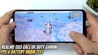 Realme C53 Call of Duty Mobile Gaming test CODM