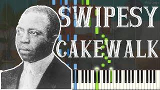 Scott Joplin - Swipesy Cakewalk 1900 Ragtime Cakewalk Piano Synthesia