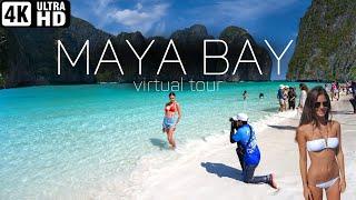 MAYA BAY - STUNNING BEAUTY OF NATURE. Iconic beach in Krabi Thailand  sub