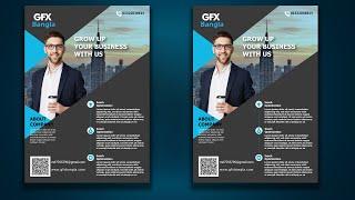 Business Flyer Design  Adobe Illustrator CC Tutorial  Graphic Design