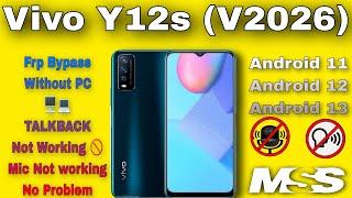 Vivo Y12s Frp Bypass 2023  Vivo Y12s Frp Bypass 2024  Vivo Y12s Frp Bypass Android 11  12 
