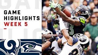 Rams vs. Seahawks Week 5 Highlights  NFL 2018