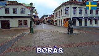 Borås - Virtual Walking Tour in 4K - January 2023 - Sweden