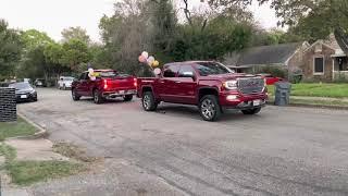 Twin baby gender reveal *DOUBLE BURNOUT POWDER”  GMC DENALI + CHEVY SILVERADO