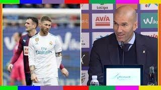 Zidane explica la espantada de Ramos durante el partido Se ha cagado un poco