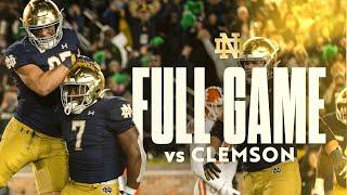 FULL GAME  Notre Dame Dominates Clemson 35-14 2022