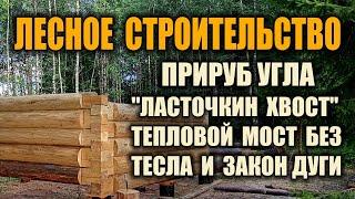 ЛАСТОЧКИН ХВОСТ ИЗБА БАНЯ СРУБ СВОИМИ РУКАМИ. Идеальный обжимной паз под мох без тесла по старинке