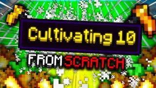 Cultivating 10 From SCRATCH? - Hypixel Skyblock