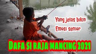 mancing ikan bawal besar  Dafa Mancing sambil emosi