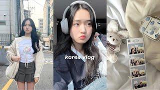 KOREA VLOG shopping in myeongdong what i eat on the plane ride exploring seoul new hair & more