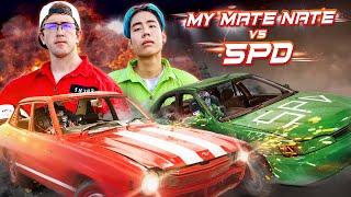 SPD vs MyMateNate รถบั๊มในชีวิตจริง EP.2 ขับชนกันจนรถพัง