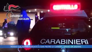 REGGIO CALABRIA AGGUATO A SAN PIETRO DI CARIDA GRAVE UN 20ENNE