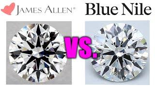 BLUE NILE VS JAMES ALLEN Best Online Engagement Rings & Diamond Store Reputable Retailer Jewelers