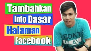 Tutorial Cara Mengelola Info Dasar Halaman Facebook