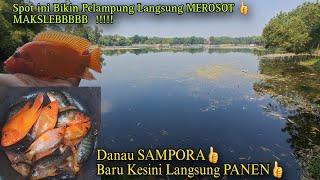 ORANG CIBARUSAH CIKARANG PASTI TAU SPOT DANAU INI • Mancing RED DEVIL Danau SAMPORA• NAHOL MANIA