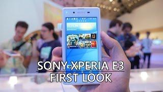 Sony Xperia E3 First Look