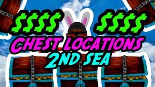 Every Chest Location 2nd Sea  BLOX FRUITS 2022