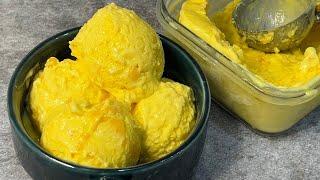 बाज़ार की मैंगो आइसक्रीम से भी अच्छी घर पर बनी मैंगो आइसक्रीम  Homemade Mango Ice Cream Recipe