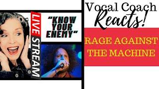 LIVE REACTION Rage Against the Machine Know Your Enemy Vocal Coach Reacts & Deconstructs