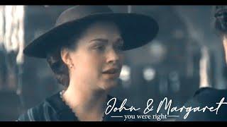 Margaret & John  - You were right