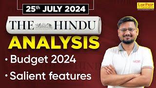 Daily HINDU News Paper Analysis  25th July  The HINDU for CLAT 2025 by Swatantra Sir