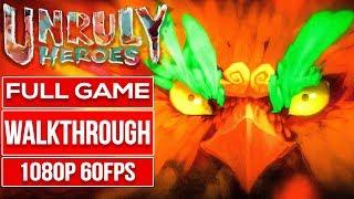 UNRULY HEROES 100% All Scrolls Gameplay Walkthrough FULL GAME No Commentary 1080p 60fps