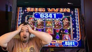 The King and the Sword - 2 cent denom MAX BET BIG WIN Slot Machine Live Play WMS