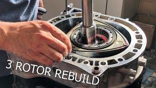 The most beautiful ROTARY ENGINE rebuild Abel assembles the 3 Rotor