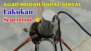 CARA PASANG LNB AGAR MUDAH MENDAPATKAN SINYAL