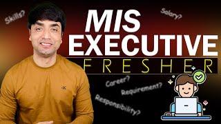 MIS Executive Fresher  JOB Responsibility Skills  Salary  Career?