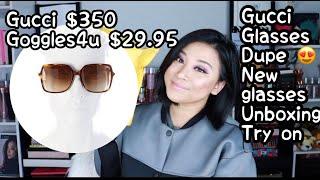 Gucci Glasses dupe Goggles4u review  Unboxing my new prescription eyewear