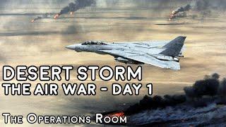 Desert Storm - The Air War Day 1 - Animated